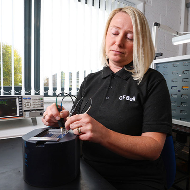 MFL probes Made in Britain by OF Bell for pipeline integrity equipment.