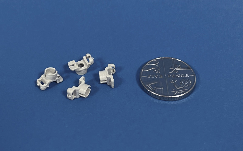 Complex moulded plastic components Made in Britain by OF Bell