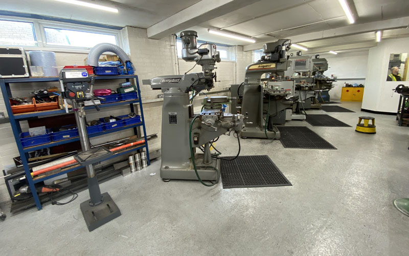 In-house tool room at OF Bell.